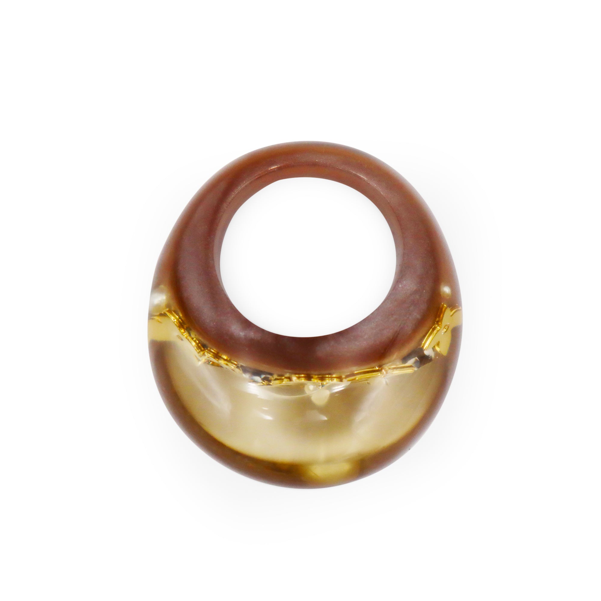 DEAL OF THE DAY Louis Vuitton Monogram Resin Ring