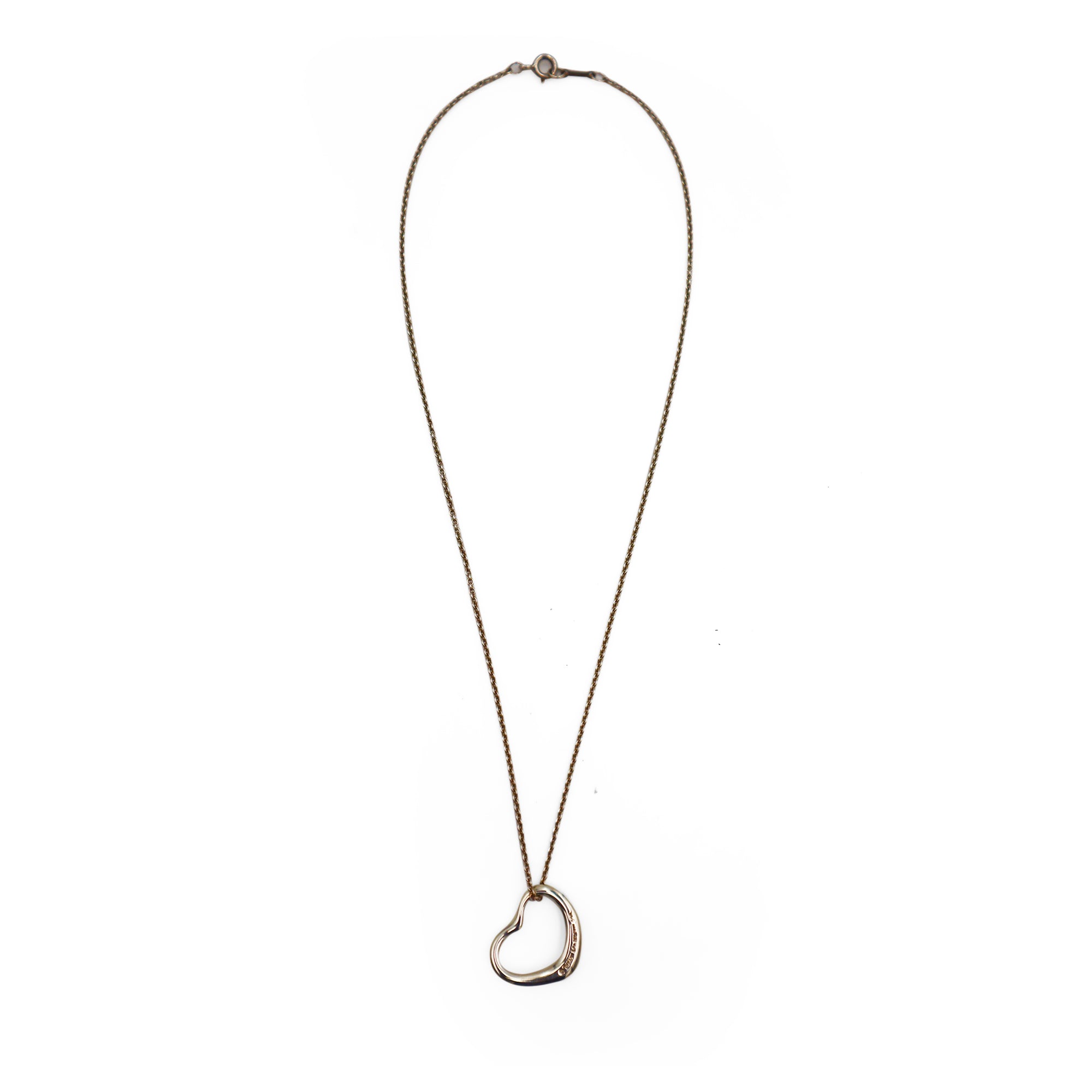 DEAL OF THE DAY Tiffany Open Heart Necklace Silver
