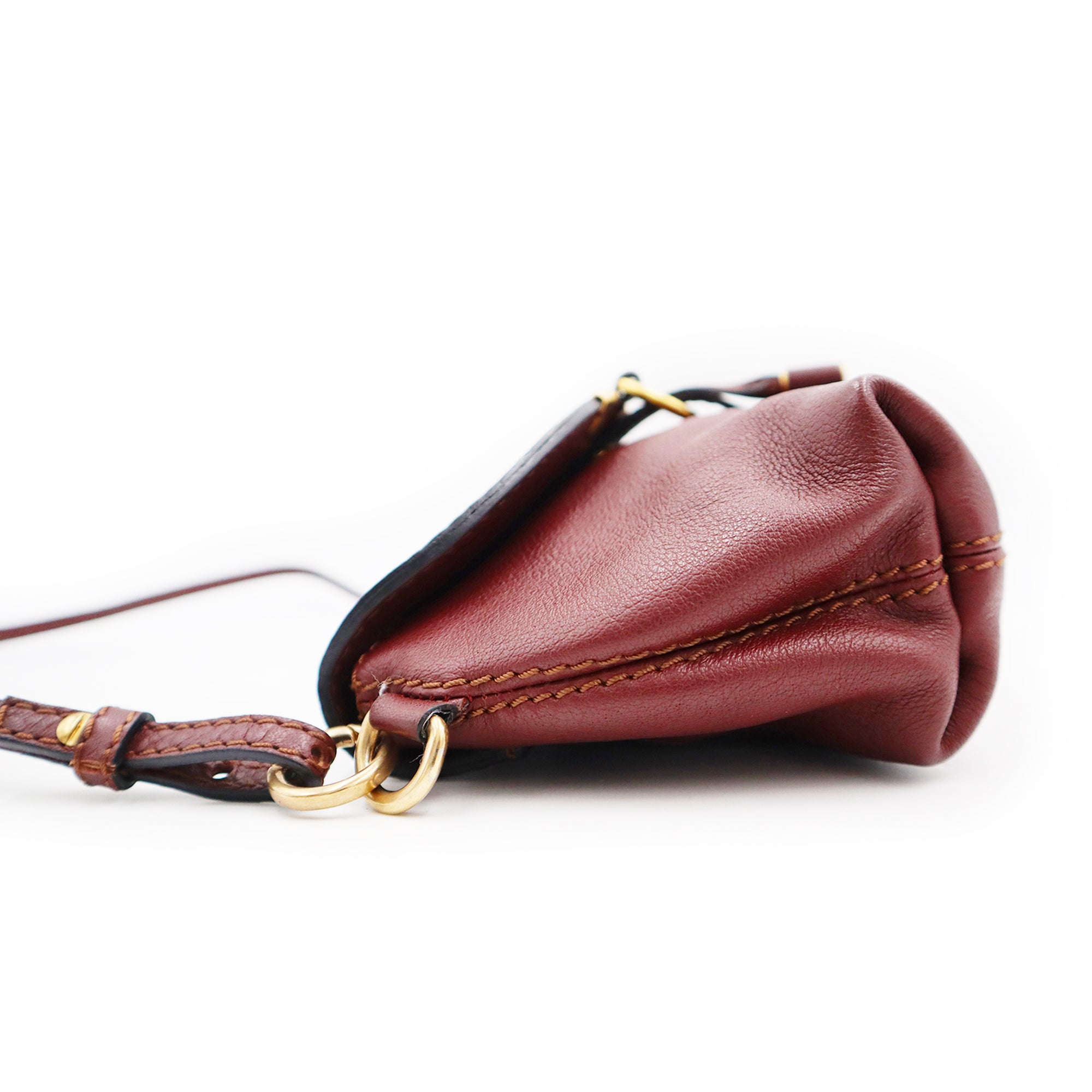 Pre-Owned Chloe Leather Marcie Pochette Crossbody Bag